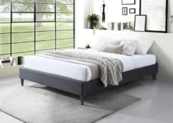 VI Arte Fabric Upholstered Bed Frame