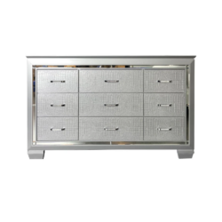 VI Veronica Timber Framed 9 Drawer Dressing Table
