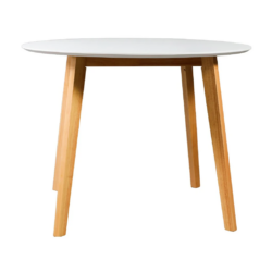 VI Cusco Timber Base Round Dining Table
