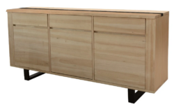 VI Dorian Solid Timber 3 Door 3 Drawer Buffet