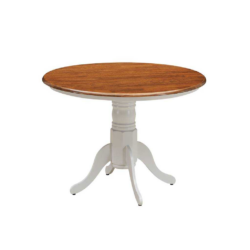 VI Hobart Timber Pedestal Based Round Dining Table