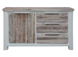 VI Homestead Solid Timber 1 Door 3 Drawer Buffet