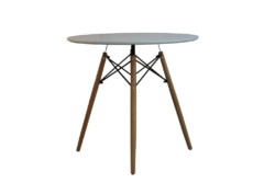 VI Pinto Timber Leg Round Dining Table
