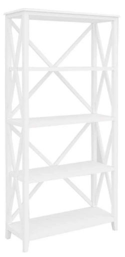VI Hamilton Solid Timber Framed Bookcase with 4 Shelves