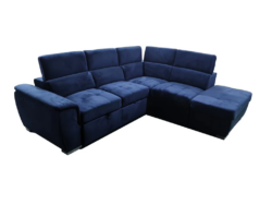 VI Capreria 3 Seater Velvet Sofabed with Right Hand Chaise
