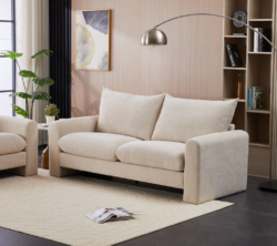 VI Evolve 3 Seater Fabric Sofa