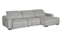 VI Jordan Fabric Upholstered 2 Seater Chaise with Power Sectional Lounge