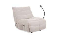 VI Luca Fabric Upholstered Gaming Rocker Chair with Power Recliner