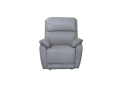 VI York Leather Upholstered Single Seater Recliner Lounge