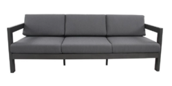 VI Artemis Aluminium Framed 3 Seater Outdoor Lounge