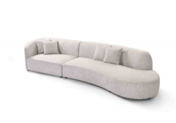 BT Willoughby Fabric Upholstered 4 Seater Sectional Chaise Sofa
