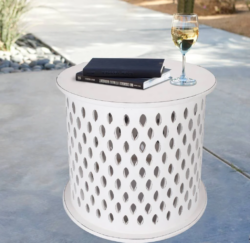 VI Mosaic Solid Timber Round Side Table