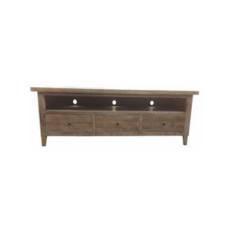 MF Morocco Recycled Elm Timber 3 Drawer TV Unit