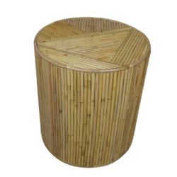 BT Bambu` Inlay Rattan Side Table