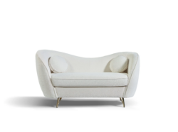 BT Claudia Fabric Upholstered 2 Seater Sofa