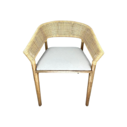 CR Bronte Timber Frame Rattan Armchair