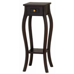 CT Queen Ann Solid Timber 1 Drawer Cabriol Leg Plant Stand