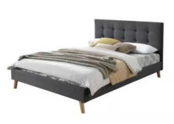 EL Burzaco Fabric Upholstered Bed