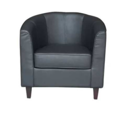 EL Ezeiza PU Leather Upholstered Tub Chair