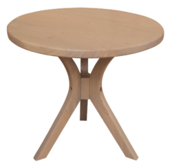 CT Gatsby Solid Timber 50cm Diameter Round Side Table