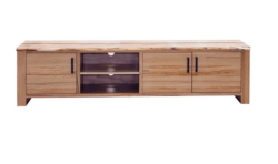 MD Pessac Solid Timber 3 Door 2 Niche TV Unit