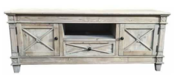 MF Provins Solid Timber 2-Doors 1-Drawer Entertainment Unit