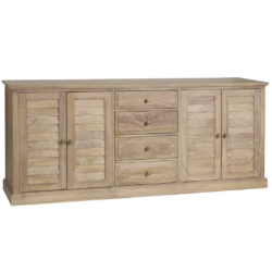 SH Chartres Solid Timber 4 Door 4 Drawer Buffet