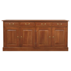 CT Tasmania Solid Timber 4 Door 4 Drawer Buffet