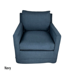 CR Dalton Fabric Upholstered Swivel Chair