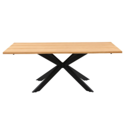VI Barlow MDF Top with Metal Base Dining Table