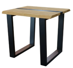 VI Dorian Solid Timber Metal Legs Lamp Table