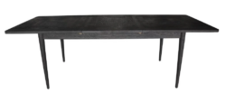 VI Patchwood Solid Timber Leg Veneer Top Extendable Dining Table