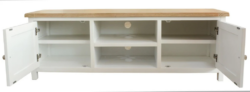 VI Shellwood Solid Timber 2 Door 2 Niches TV Unit
