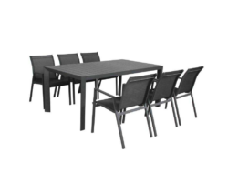 VI Icaria Aluminium Outdoor Dining Table & Chair Set