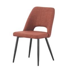 BT Zara Fabric Upholstered Metal Leg Dining Chair