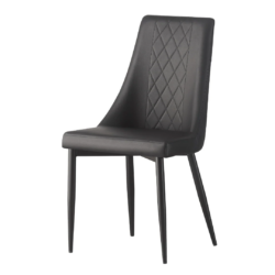 BT Magnus PU Leather Upholstered Metal Leg Dining Chair