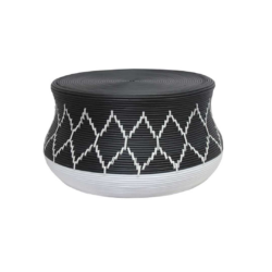 CR Tanah Merah Natural Rattan Round Coffee Table