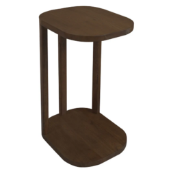 CT Oslo Solid Mindi Timber Side Table