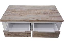 VI Homestead Solid Timber Coffee Table with 2 Drawers
