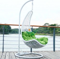 Rattan swing chairs