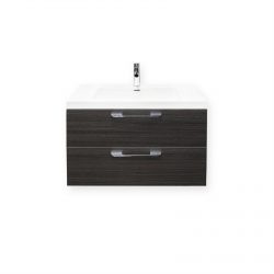 Forme 800mm Oak Satin Cabin Wall Hung Vanity