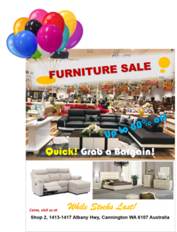 FURNITURE BARGAIN SALE