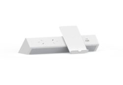 Athena Above Desk Power Rail – 2 GPO & Helistand Wireless Charging USB Charging