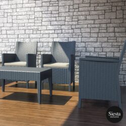 FL 4 Piece Balcony Setting with California Tub Chair