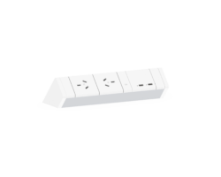 Athena Above Desk Power Rail – 2GPO & 2 USB Charging