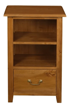 CT Tasmania Solid Timber 1 Drawer Lamp Table