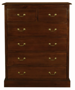 CT Tasmania Solid Timber 6 Drawer Tallboy
