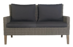 VI Paso Wicker 2 Seater Outdoor Lounge
