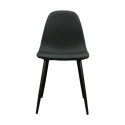 VI Herriot Fabric Upholstered Metal Leg Dining Chair