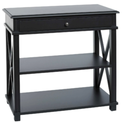 SH Mateo Solid Timber 1 Drawer Large Bedside Table